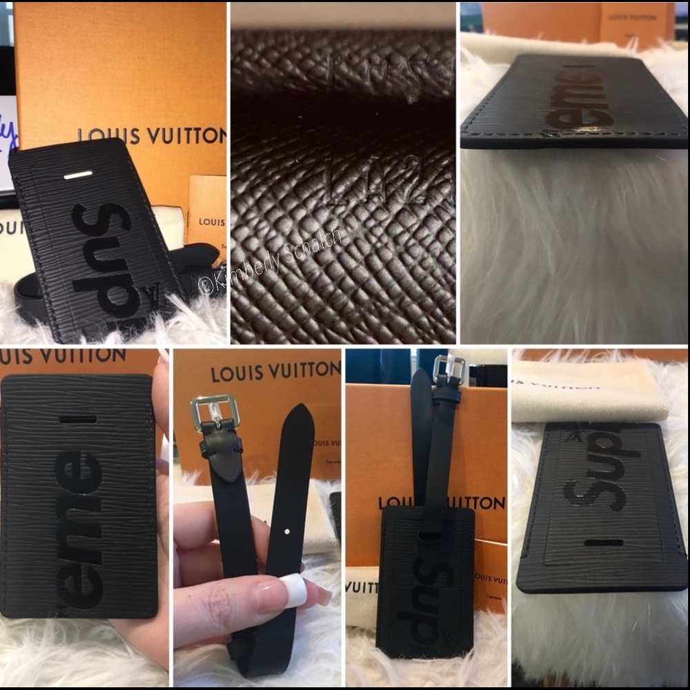 ❌ sold❌ X Supreme & Louis Vuitton Luggage Tag Epi